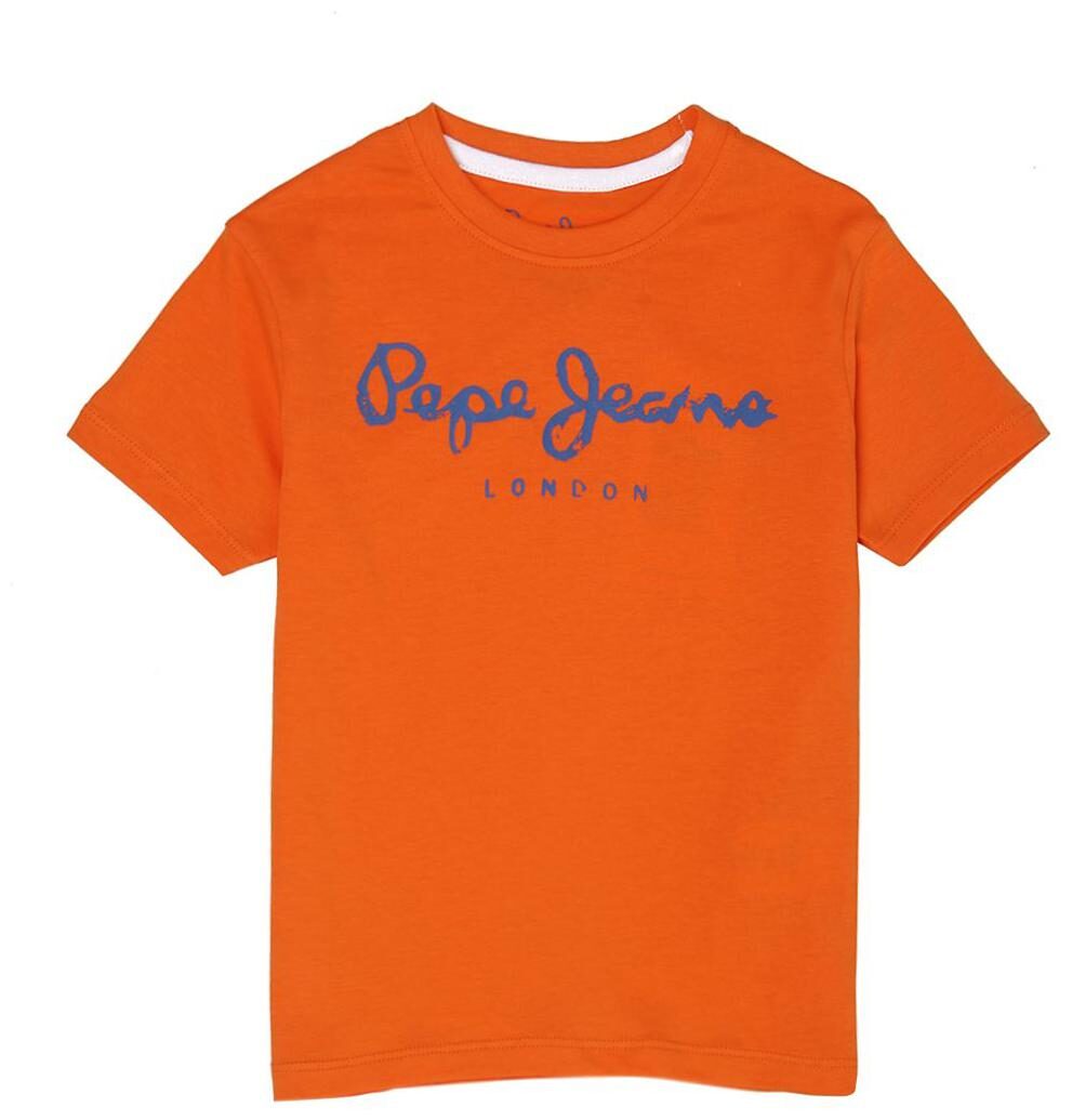 

Pepe Jeans Boy Cotton Printed T-shirt - Orange