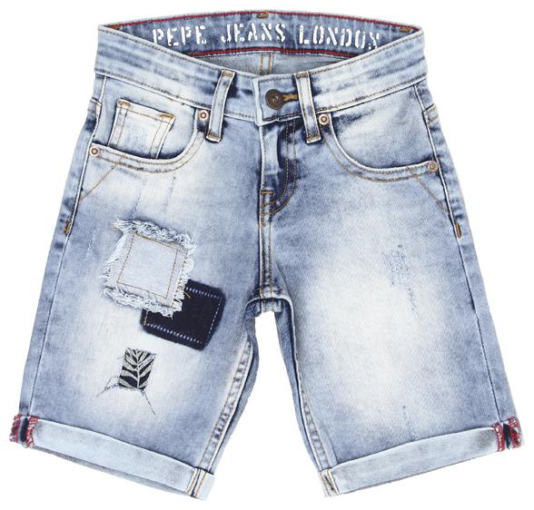 

Pepe Jeans Boy Applique Shorts 3 4ths - Blue