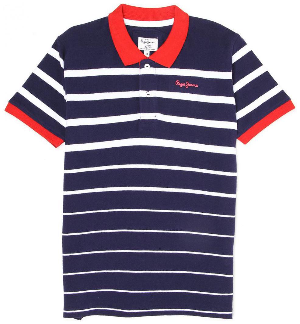 

Pepe Jeans Boy Cotton Striped T-shirt - Blue