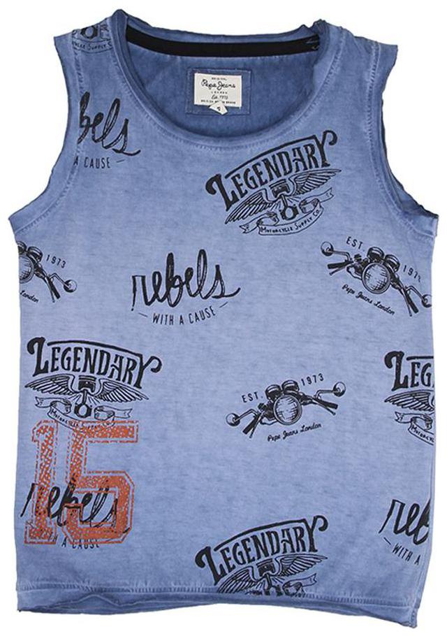 

Pepe Jeans Boy Cotton Printed T-shirt - Blue