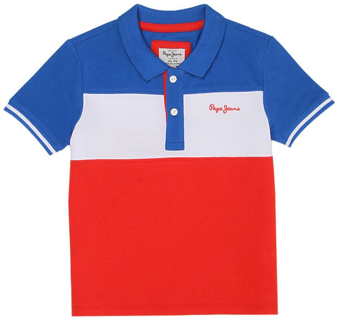 

Pepe Jeans Boy Cotton Colorblocked T-shirt - Red