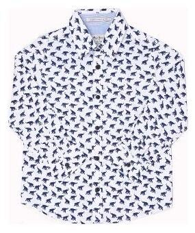

Pepe Jeans Boy Cotton blend Printed Shirt White