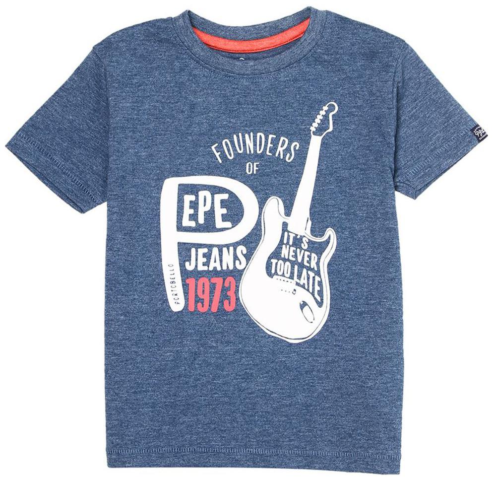 

Pepe Jeans Boy Cotton Printed T-shirt - Blue