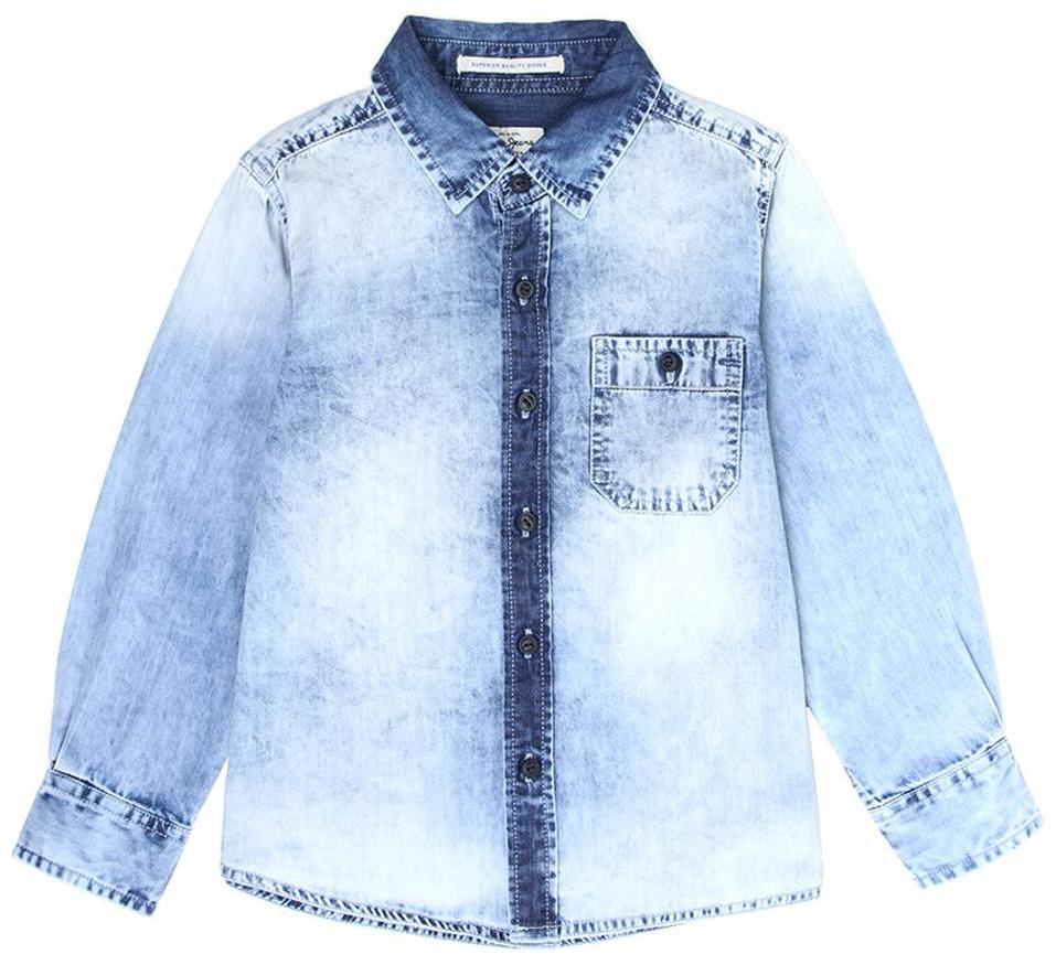 

Pepe Jeans Boy Denim Solid Shirt Blue