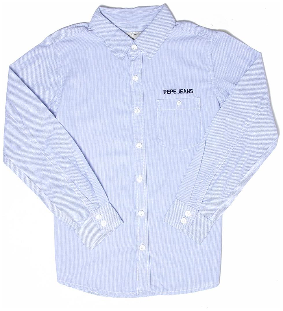 

Pepe Jeans Boy Cotton Solid Shirt Blue
