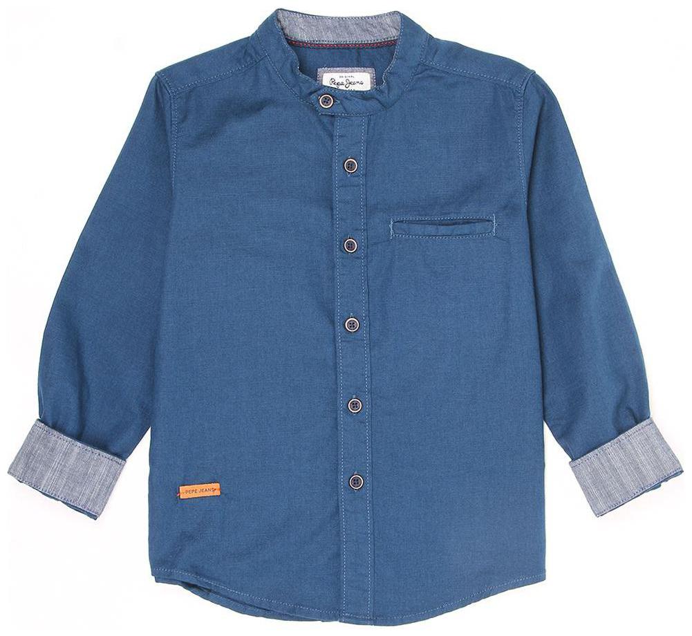 

Pepe Jeans Boy Cotton Solid Shirt Blue