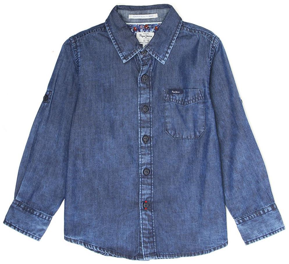 

Pepe Jeans Boy Denim Solid Shirt Blue