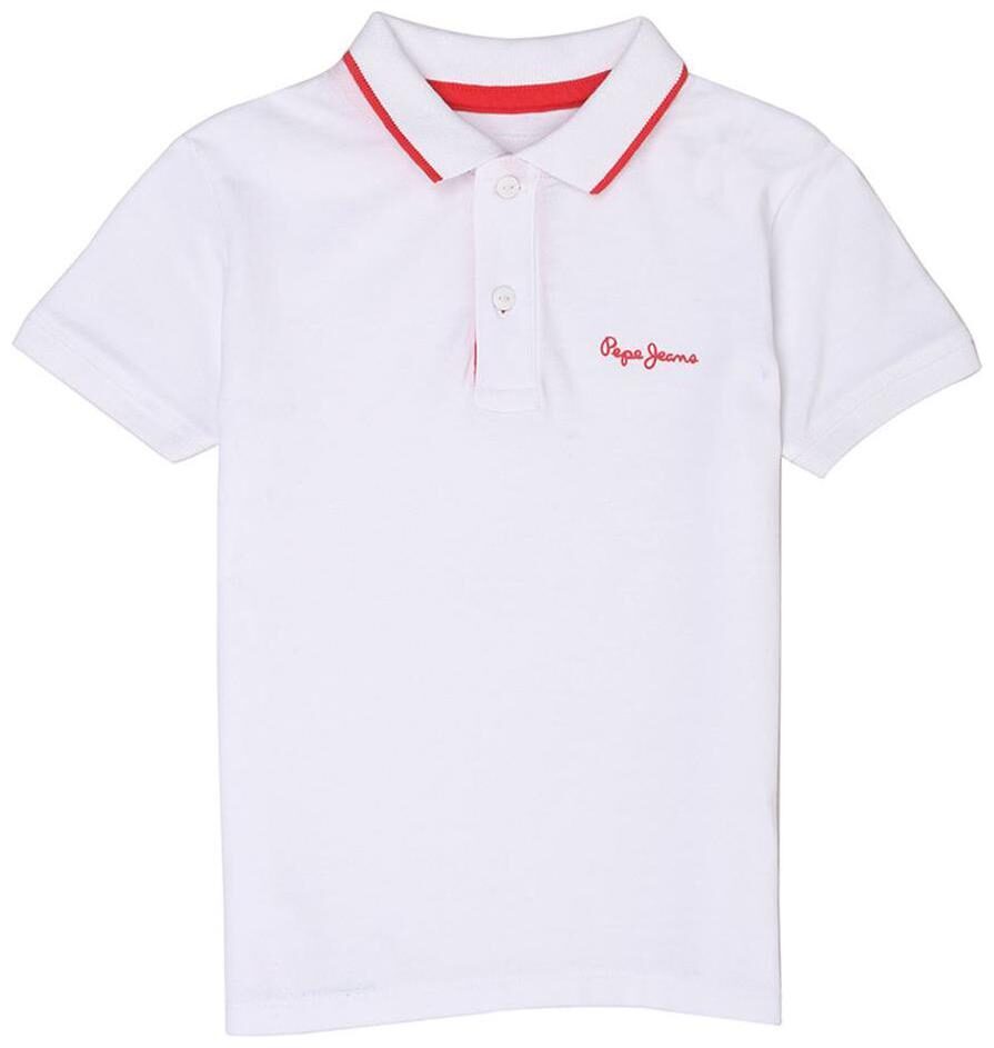 

Pepe Jeans Boy Cotton Solid T-shirt - White