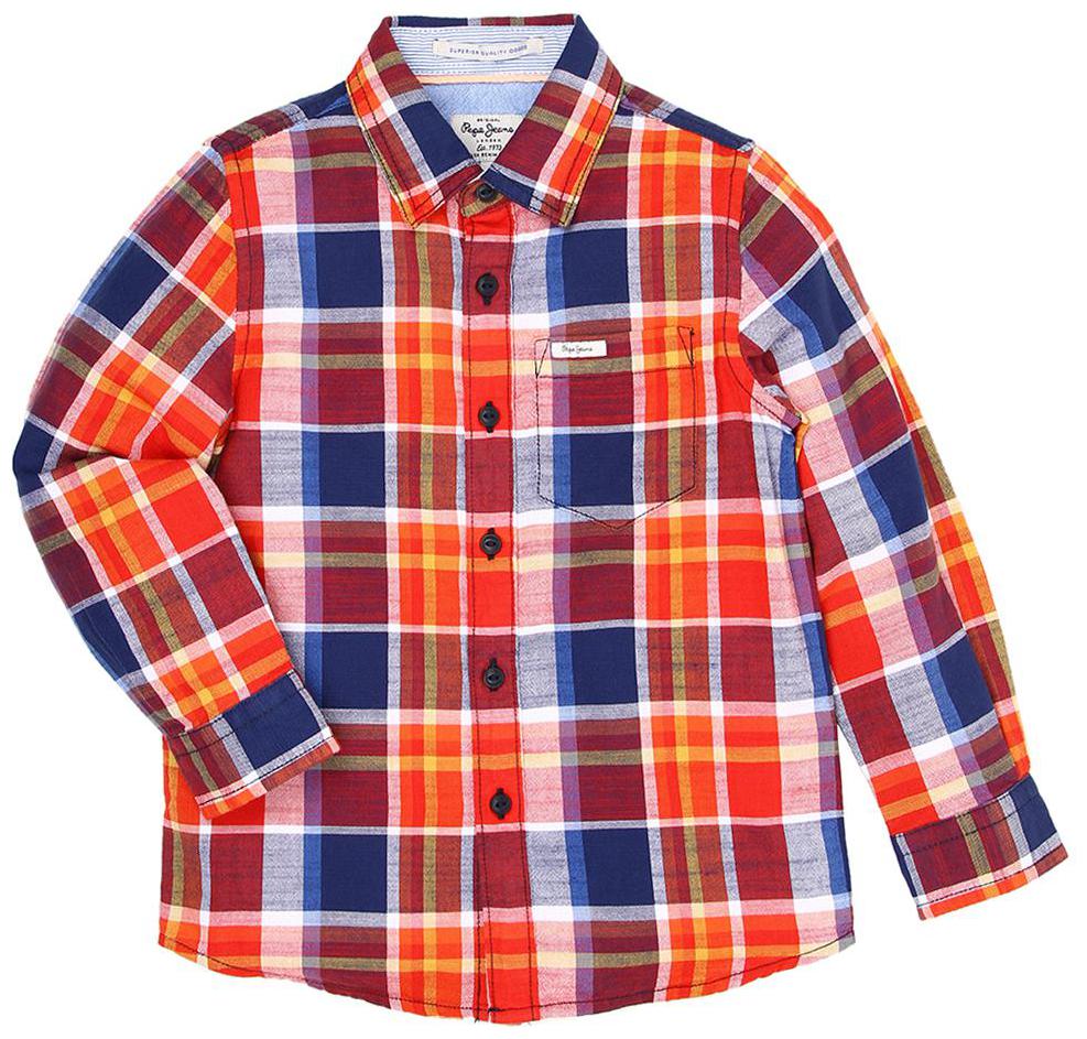 

Pepe Jeans Boy Cotton Checked Shirt Red