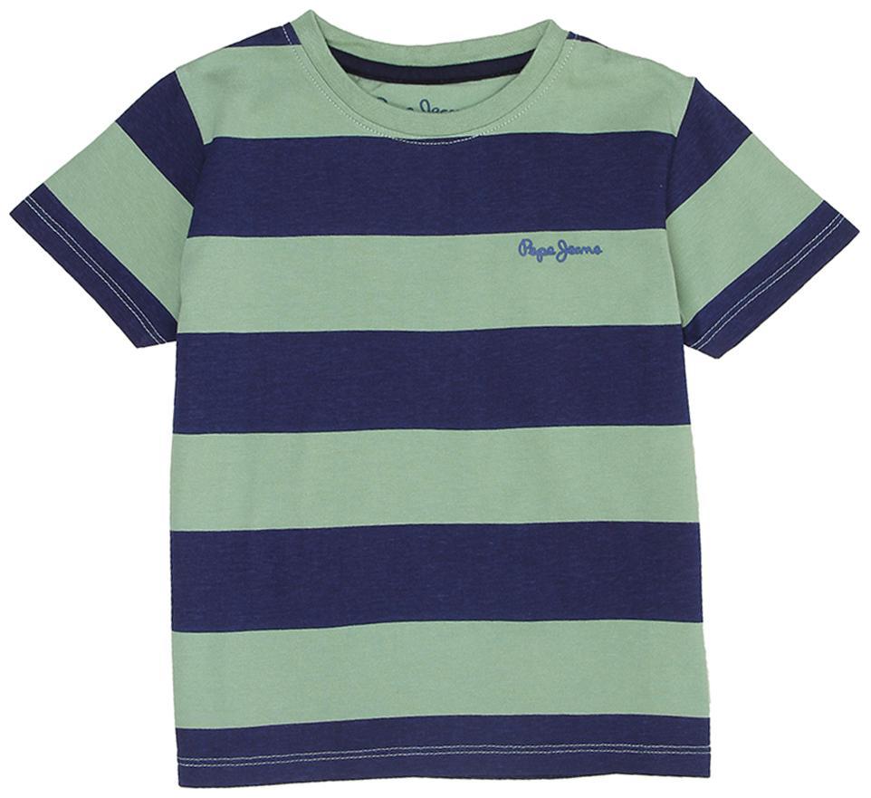

Pepe Jeans Boy Cotton Striped T-shirt - Green