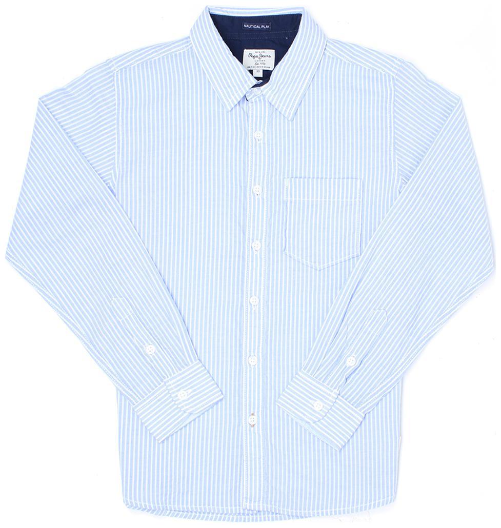 

Pepe Jeans Boy Cotton Striped Shirt Blue