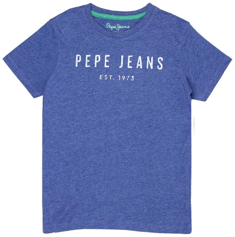 

Pepe Jeans Boy Cotton Solid T-shirt - Blue