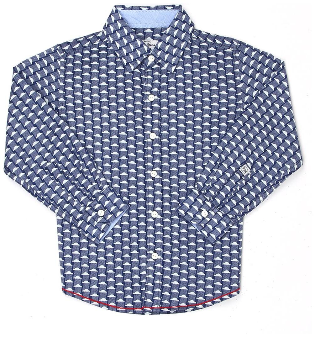 

Pepe Jeans Boy Cotton Printed Shirt Blue
