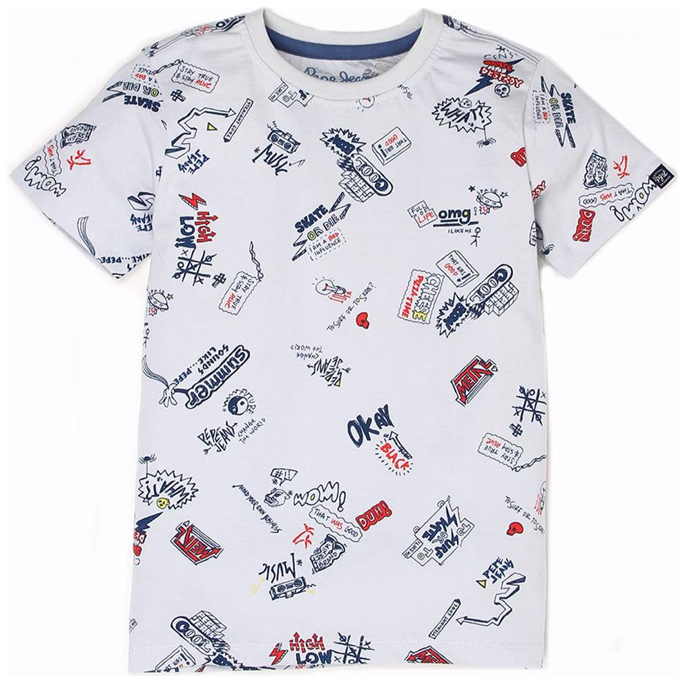 

Pepe Jeans Boy Cotton Printed T-shirt - White