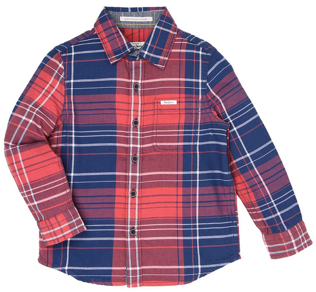 

Pepe Jeans Boy Cotton Checked Shirt Red