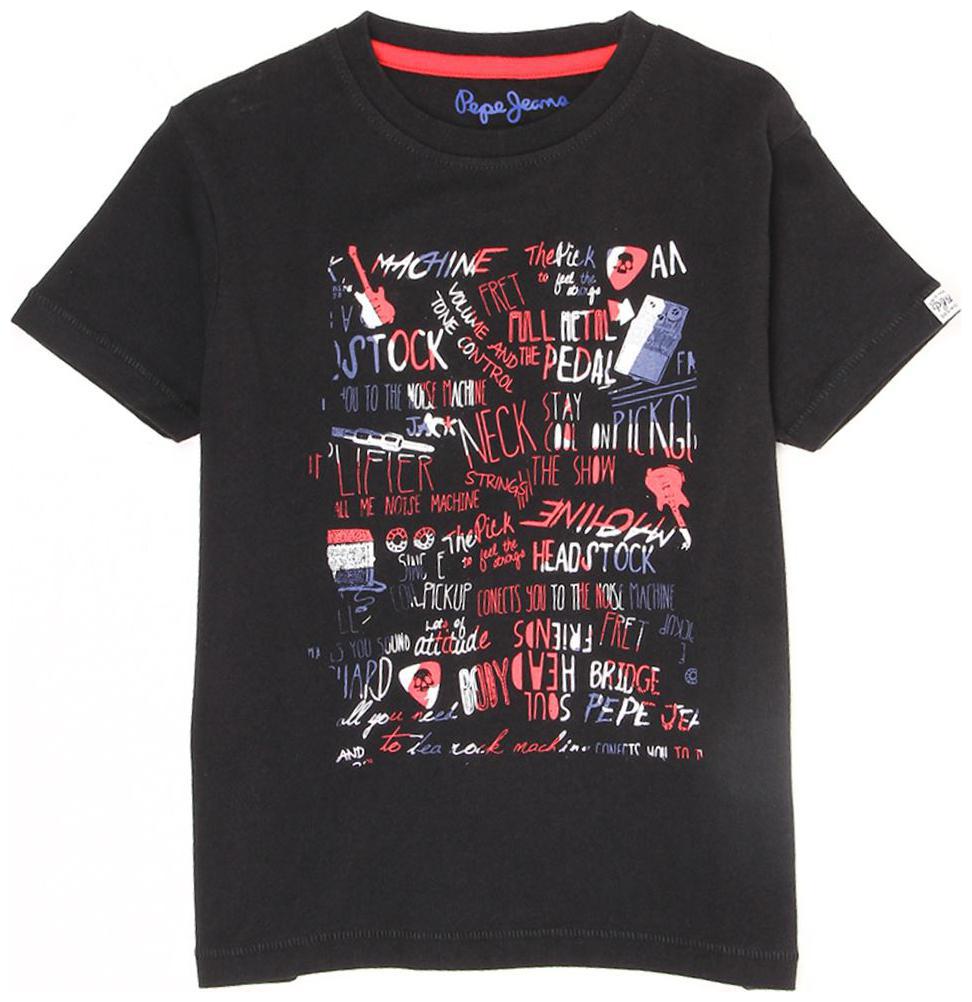 

Pepe Jeans Boy Cotton Printed T-shirt - Black