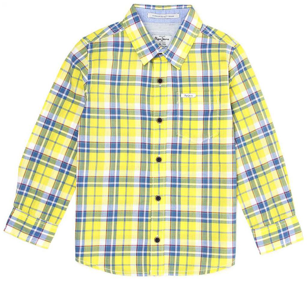 

Pepe Jeans Boy Cotton Checked Shirt Yellow