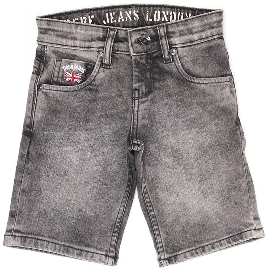 

Pepe Jeans Boys Grey Solid Shorts (Grey)