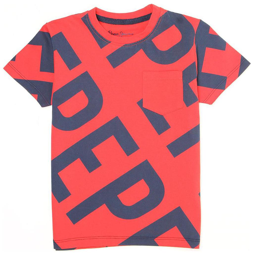 

Pepe Jeans Boy Cotton Printed T-shirt - Red