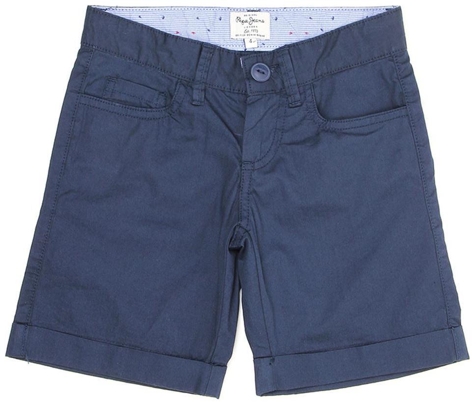 

Pepe Jeans Blue Solid Cotton Boys Shorts