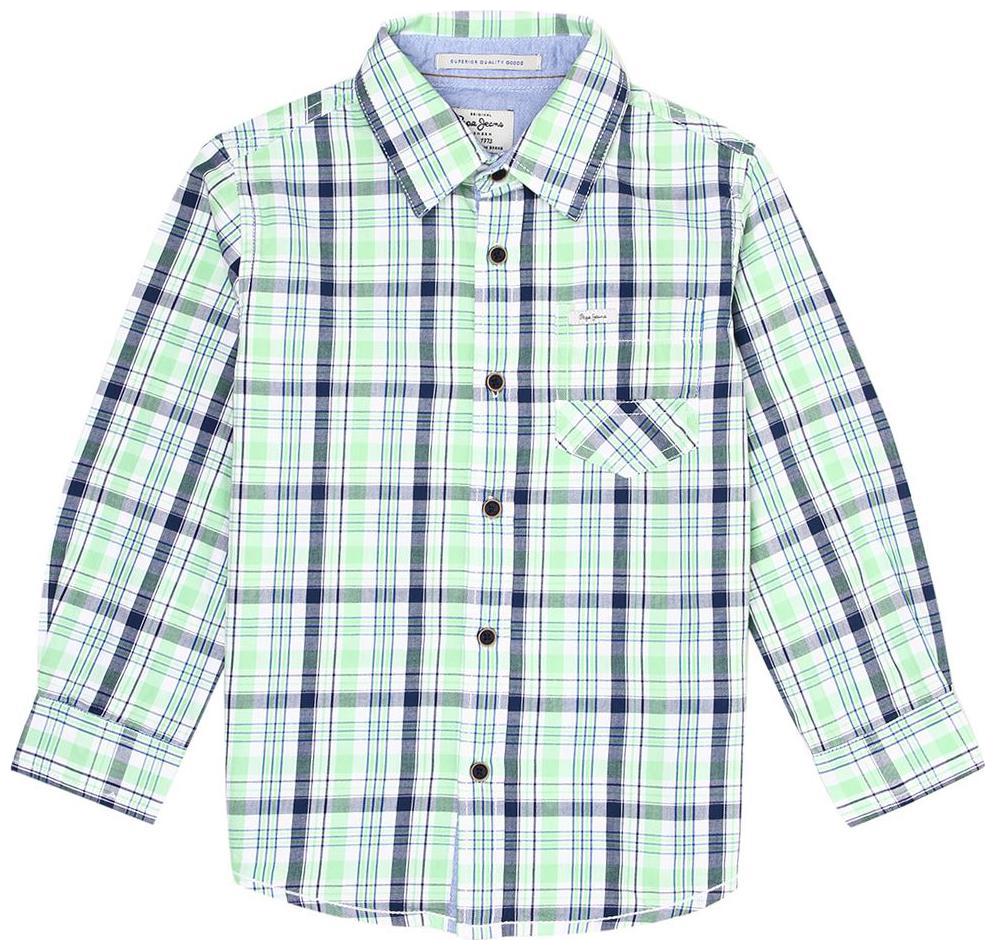 

Pepe Jeans Boy Cotton Checked Shirt Green