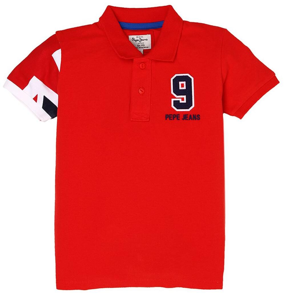 

Pepe Jeans Boys Casual Wear Polo T-Shirt Red