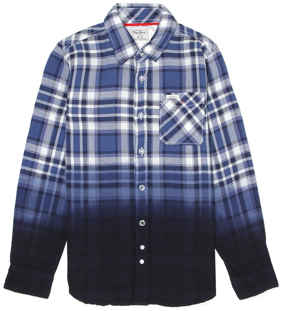 

Pepe Jeans Boy Cotton Checked Shirt Blue