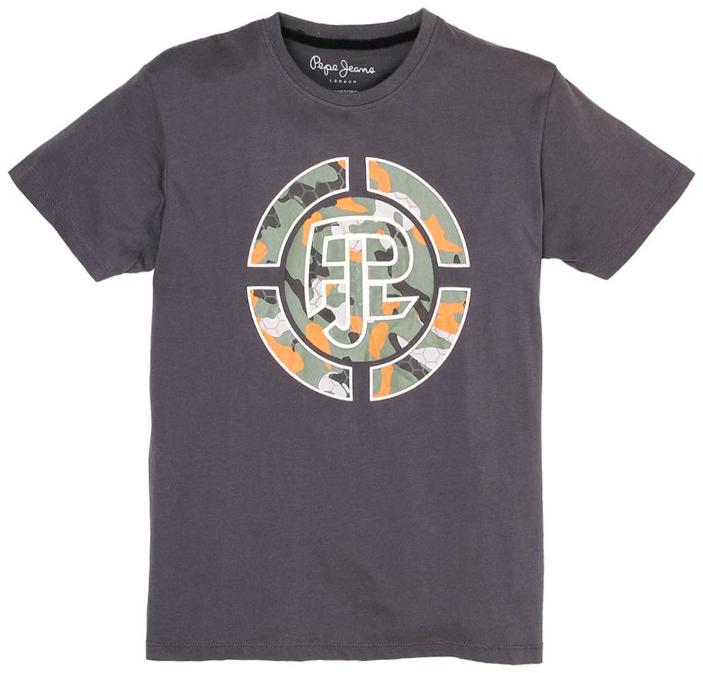 

Pepe Jeans Boy Cotton Solid T-shirt - Grey