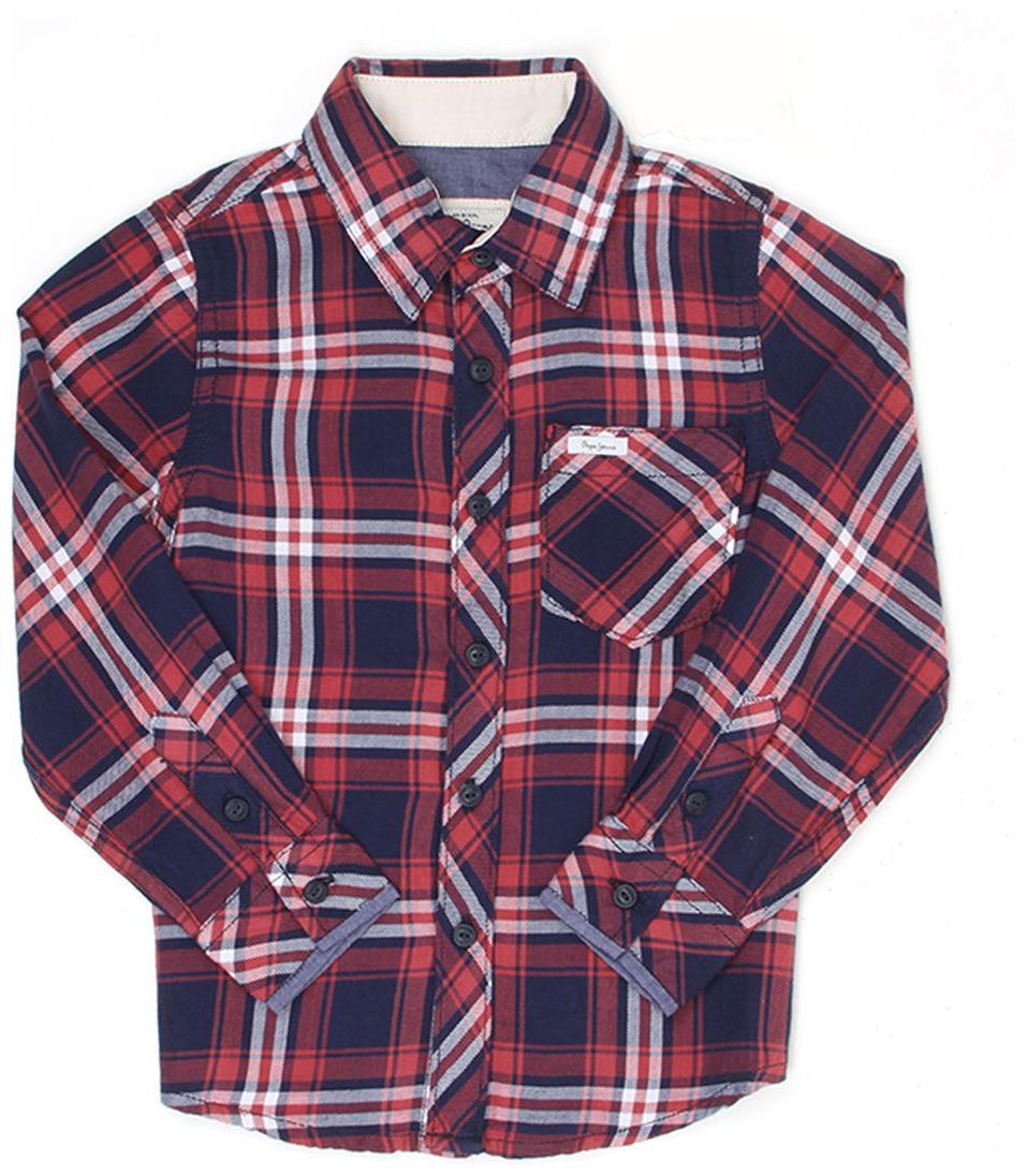 

Pepe Jeans Boy Cotton Checked Shirt Red