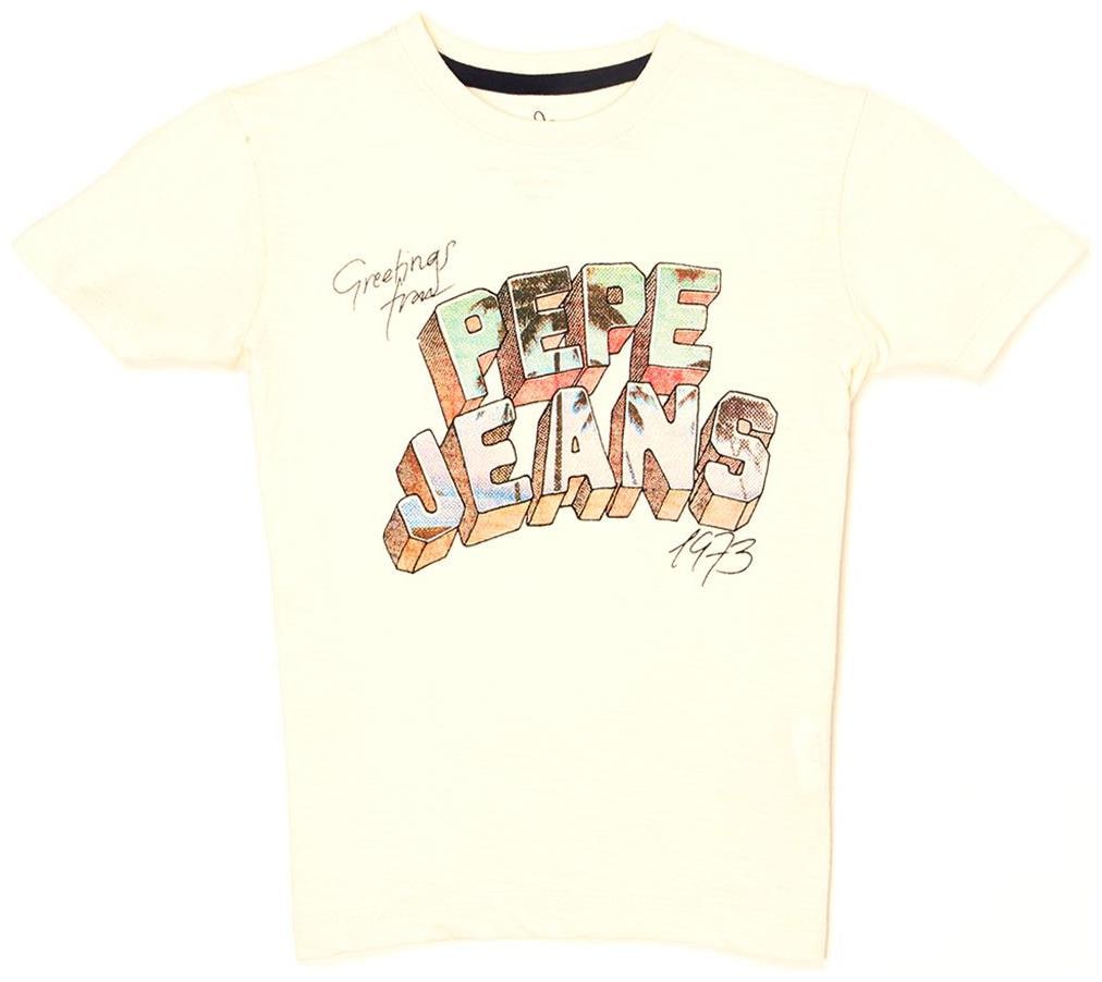 

Pepe Jeans Boy Cotton blend Printed T-shirt - Cream
