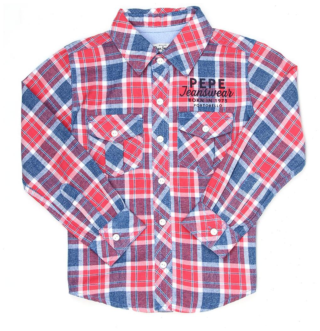 

Pepe Jeans Boy Cotton Checked Shirt Red