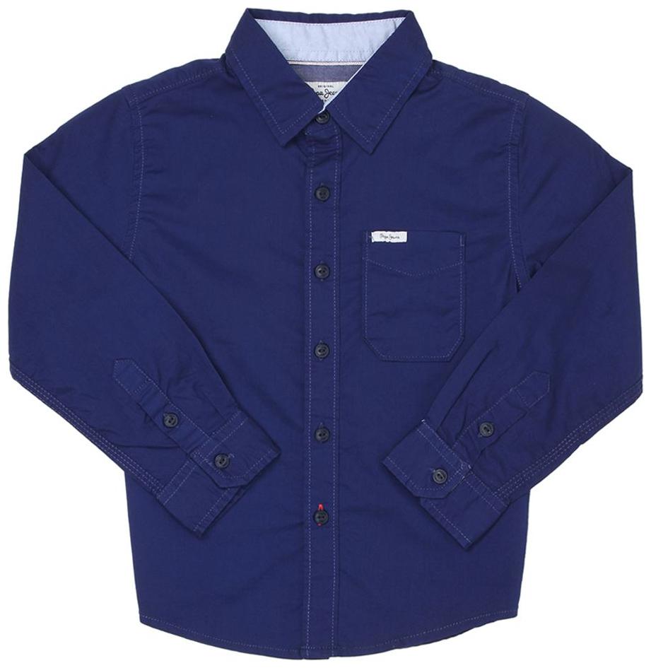 

Pepe Jeans Boy Cotton Solid Shirt Blue