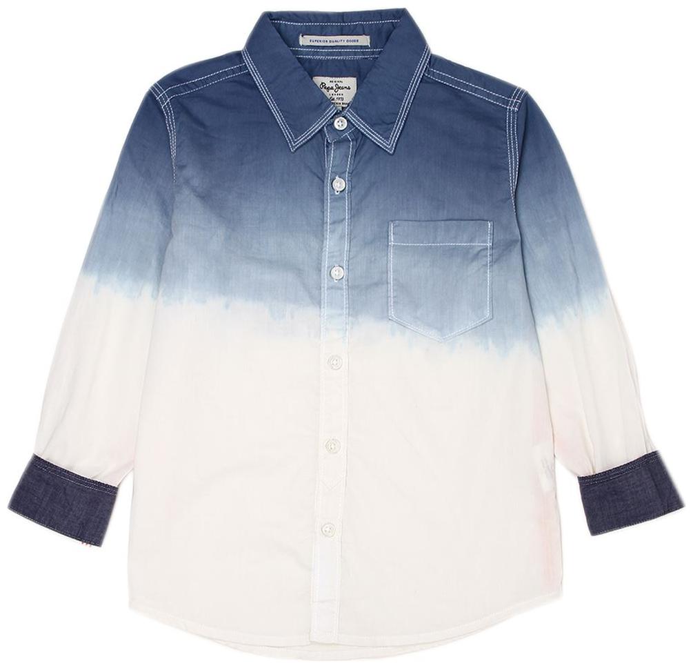 

Pepe Jeans Boy Cotton Tie dye Shirt Blue White