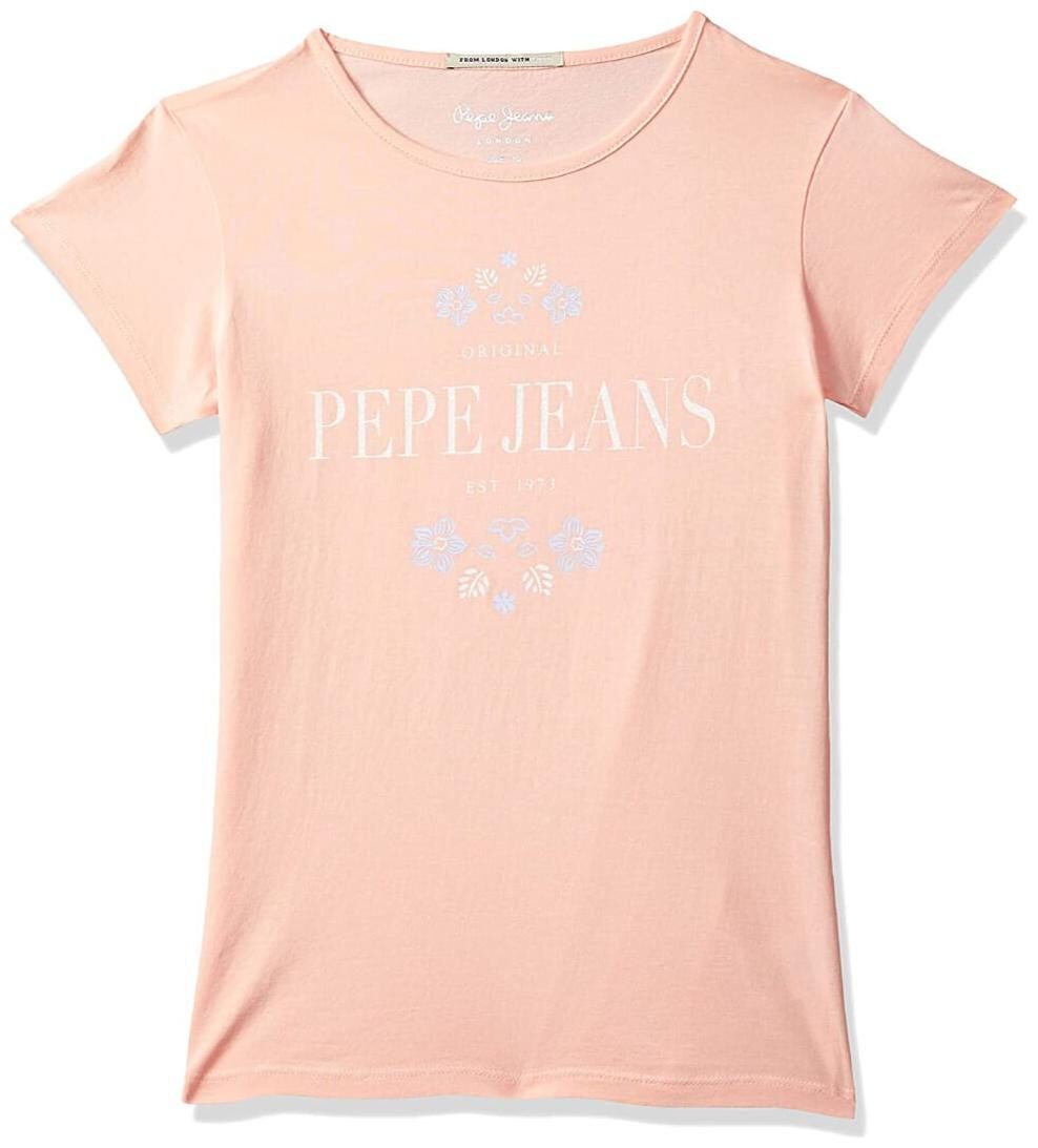 

Pepe Jeans Girl Cotton Printed T shirt - Pink