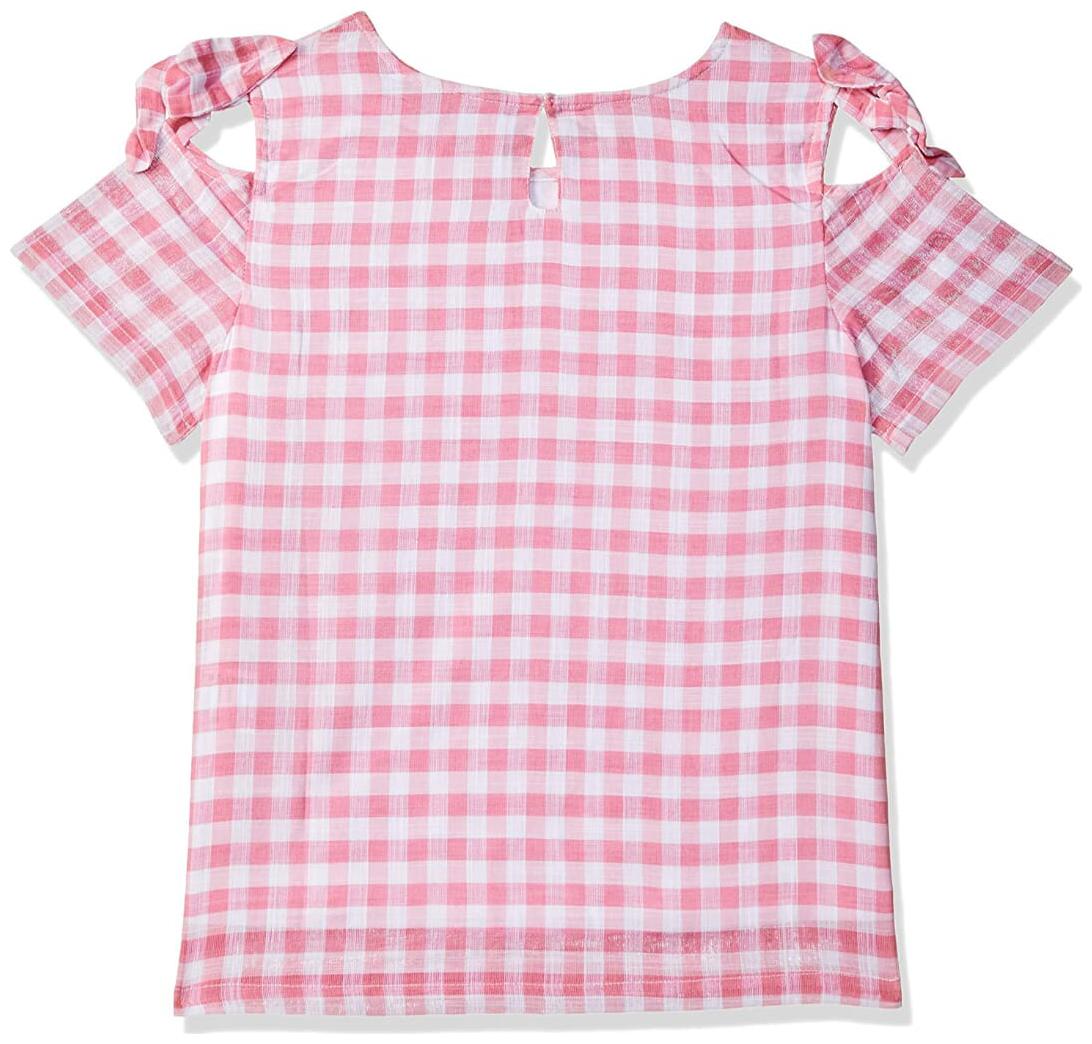 

Pepe Jeans Girl Cotton Checked Top - Pink