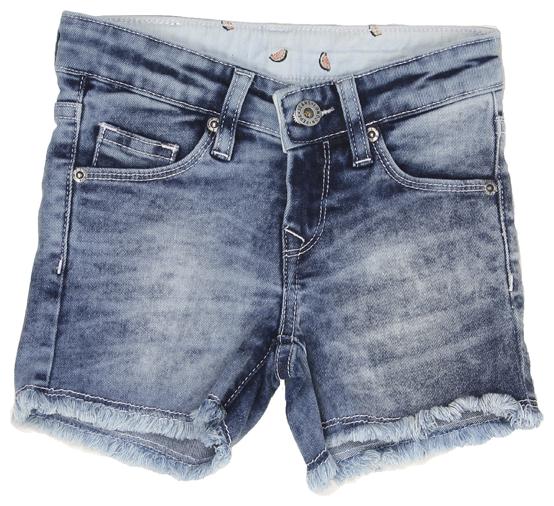 

Pepe Jeans Girl Cotton blend Solid Denim shorts - Blue