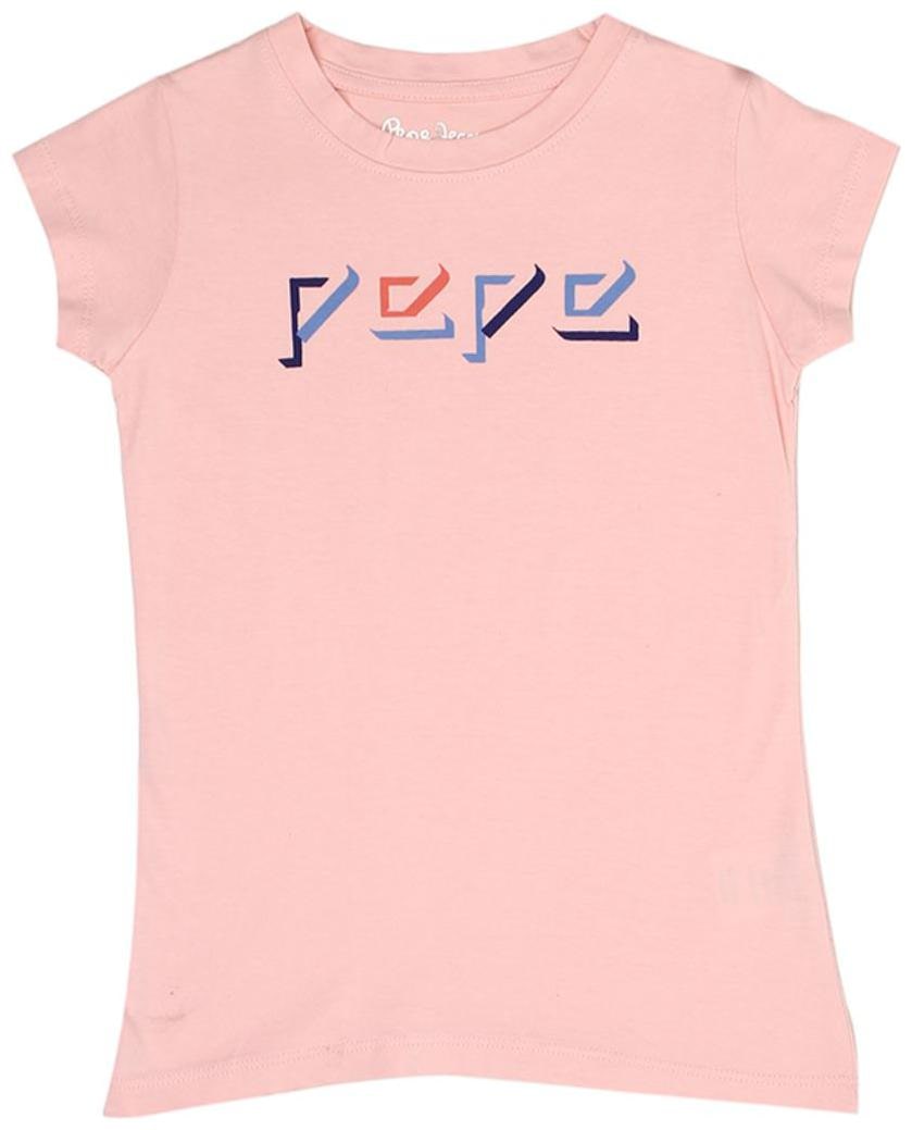 

Pepe Jeans Girl Cotton Printed T shirt - Pink