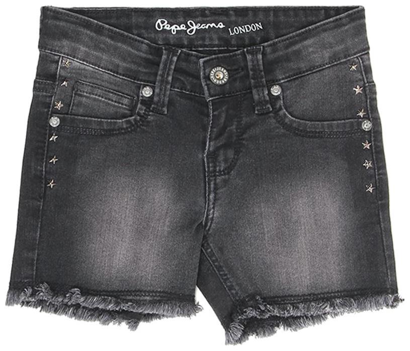 

Pepe Jeans Girl Cotton blend Solid Regular shorts - Black