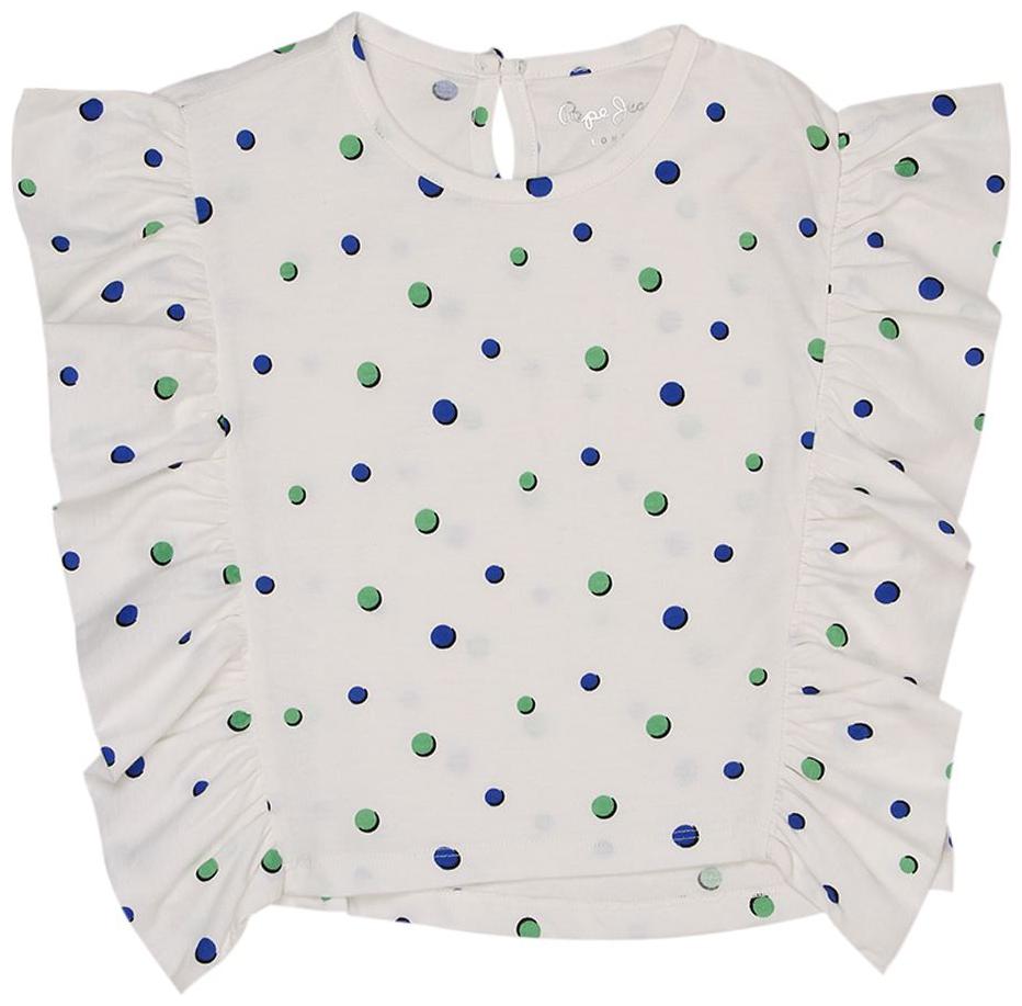 

Pepe Jeans Girl Cotton blend Polka dots Top - White