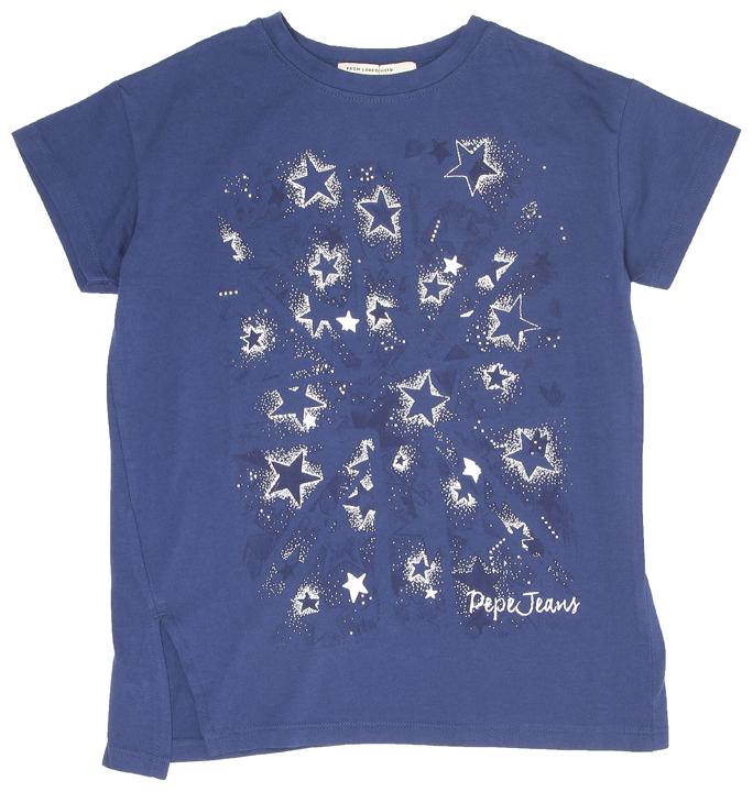 

Pepe Jeans Girl Cotton blend Printed T shirt - Blue
