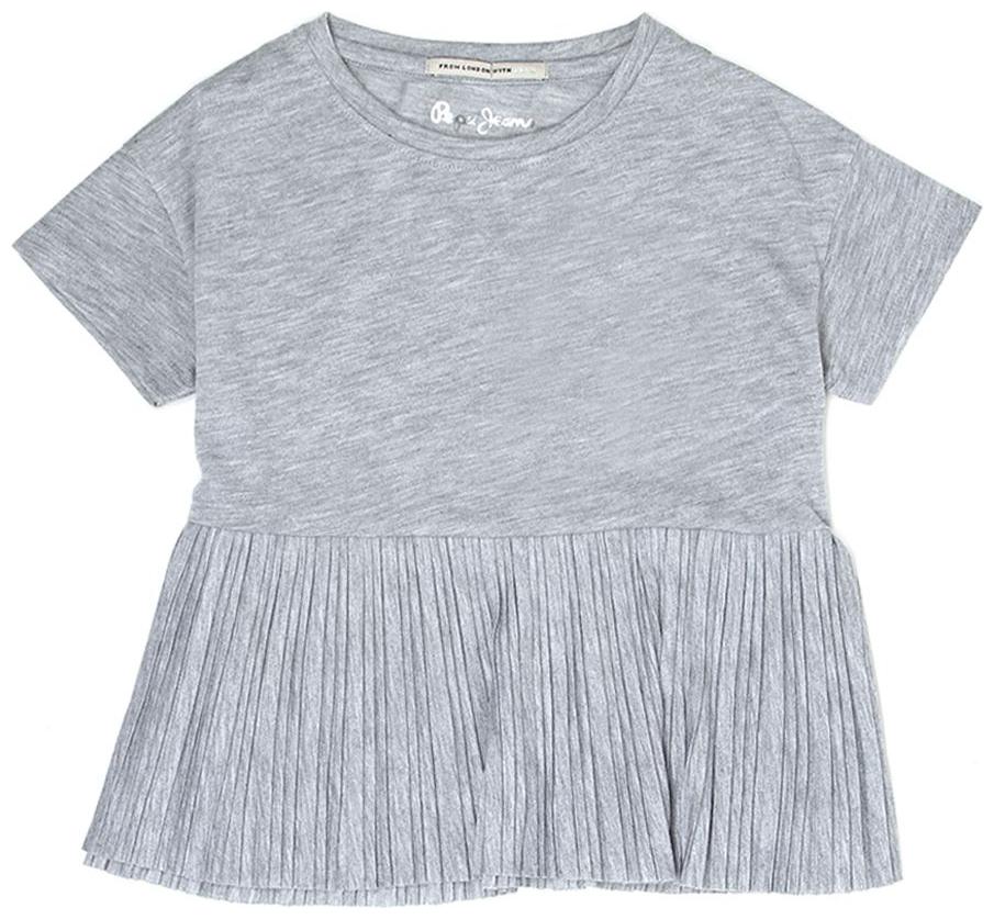 

Pepe Jeans Girl Cotton blend Solid T shirt - Grey