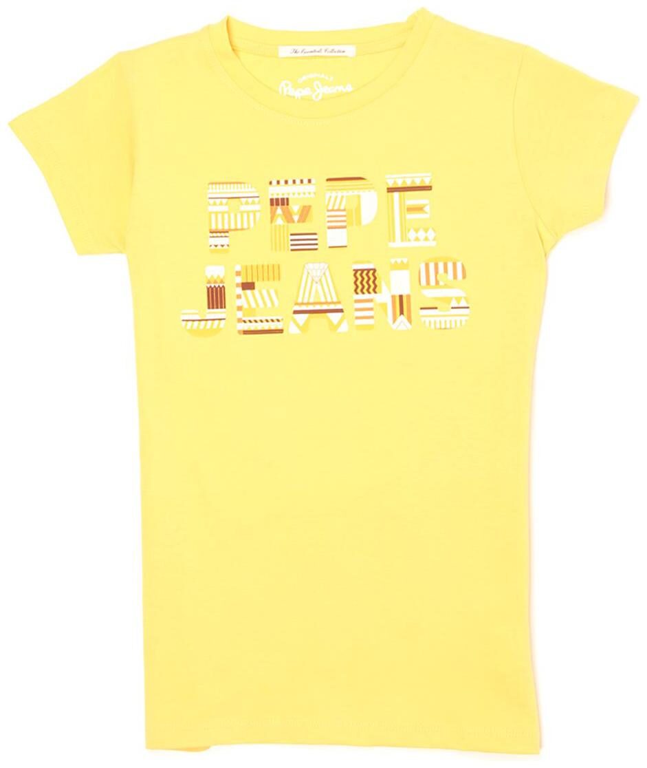 

Pepe Jeans Girl Cotton blend Printed T shirt - Yellow