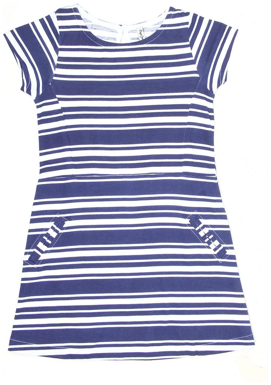 

Pepe Jeans Blue Cotton Short Sleeves Knee Length Princess Frock ( Pack of 1 )