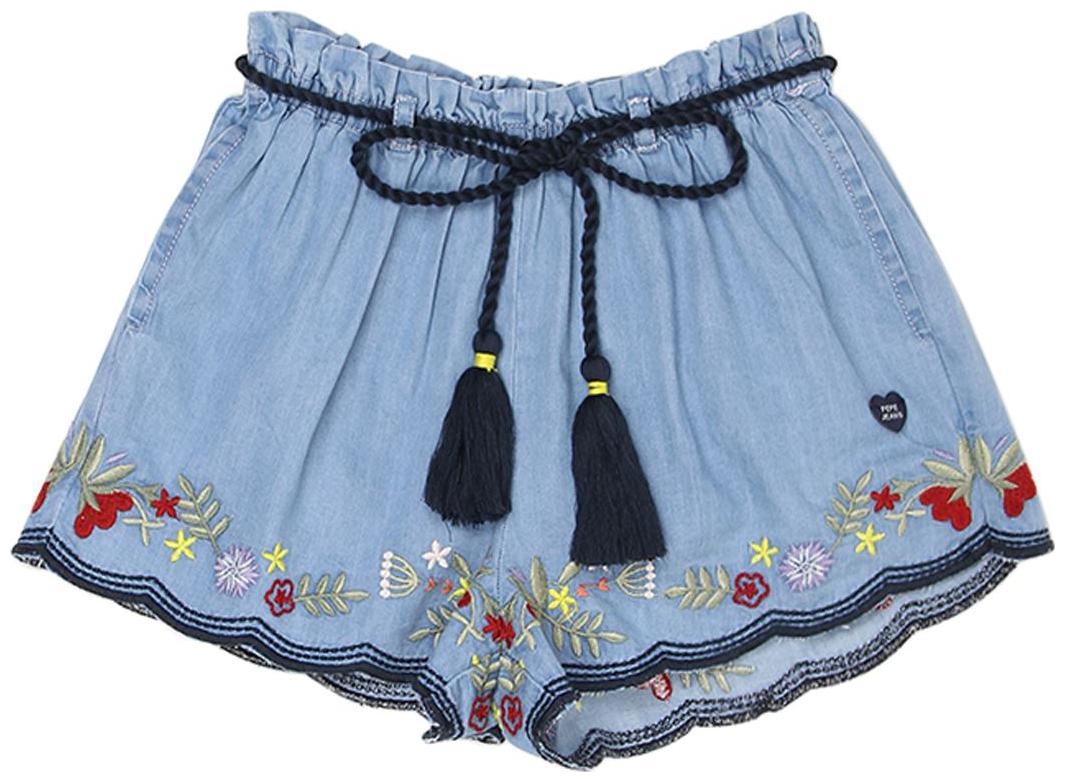 

Pepe Jeans Girl Cotton Embroidered Regular shorts - Blue
