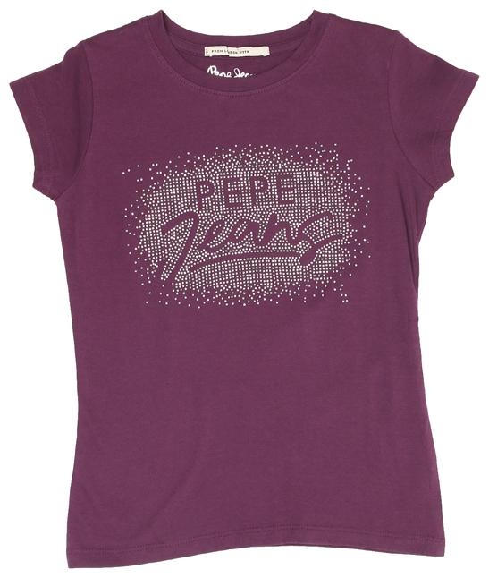 

Pepe Jeans Girl Cotton blend Embellished T shirt - Pink