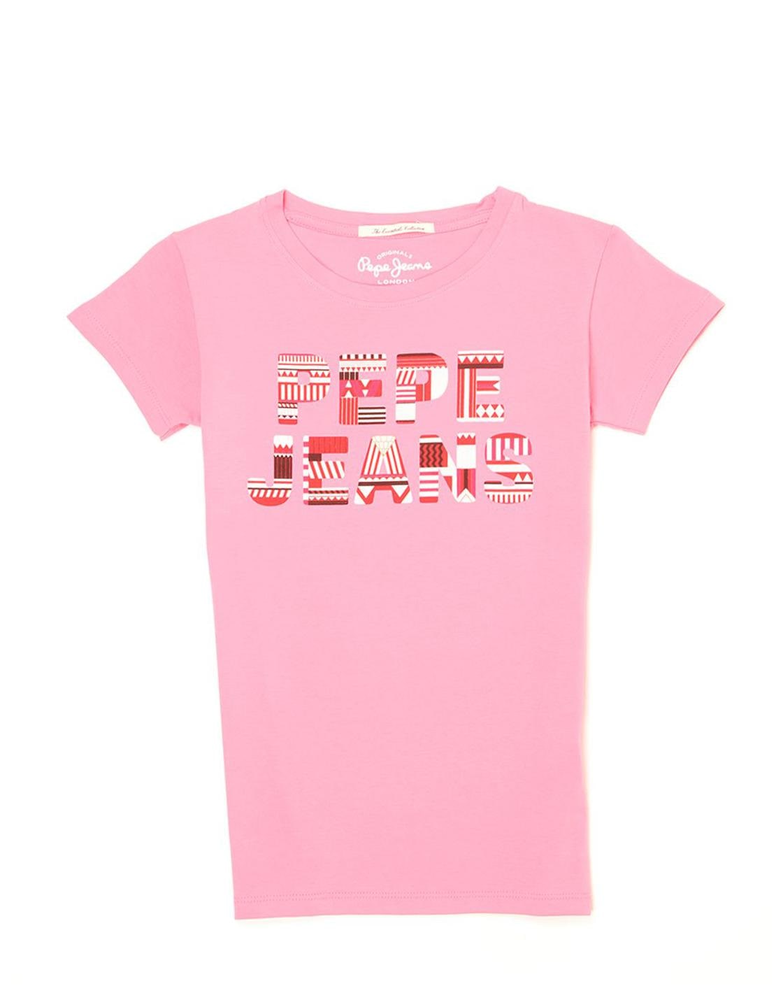 

Pepe Jeans Girl Cotton blend Printed T shirt - Pink