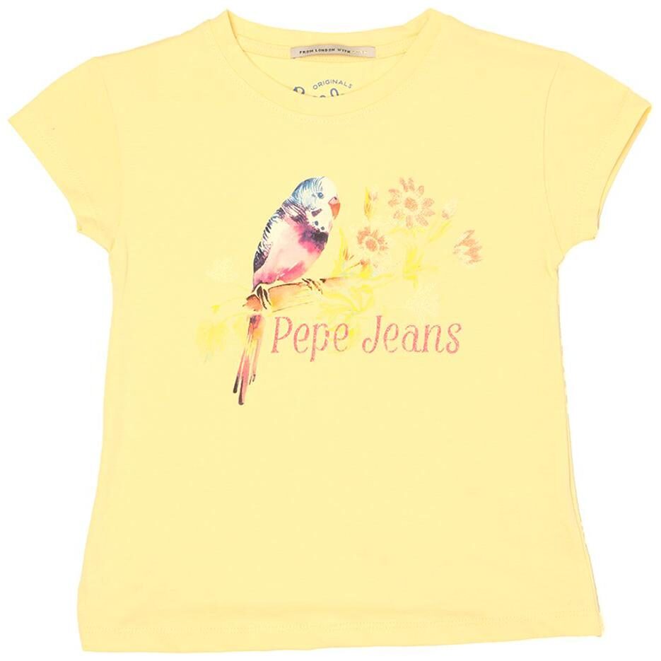 

Pepe Jeans Girl Cotton blend Printed T shirt - Yellow