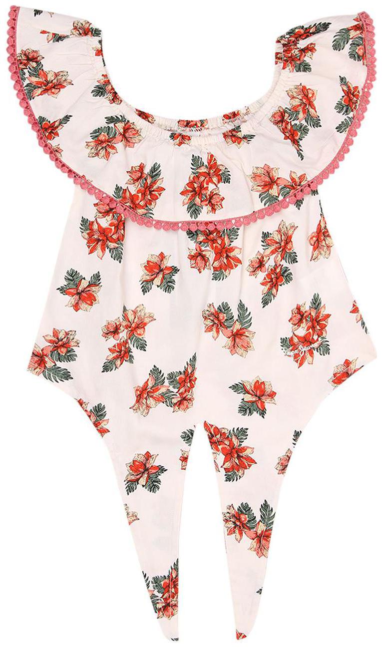 

Pepe Jeans Girl Viscose Floral Top - Multi