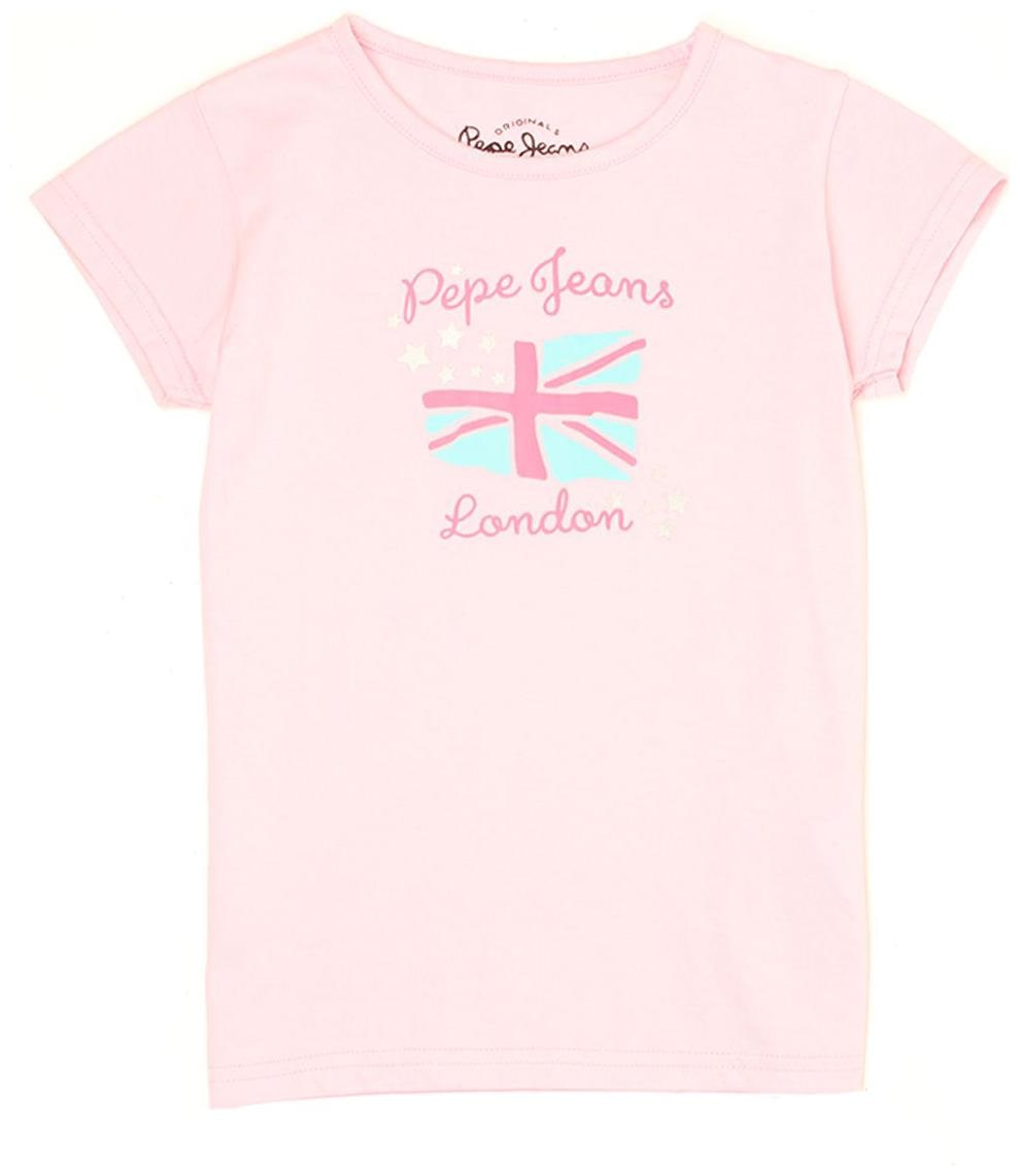 

Pepe Jeans Girl Cotton Printed T shirt - Pink