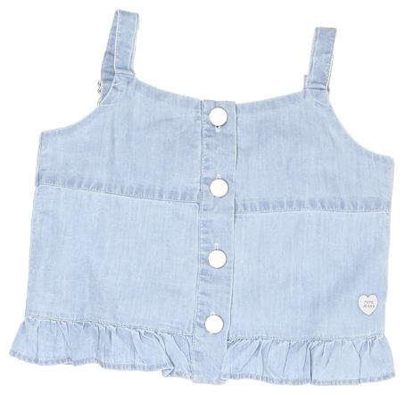 

Pepe Jeans Girl Cotton blend Solid Top - Blue